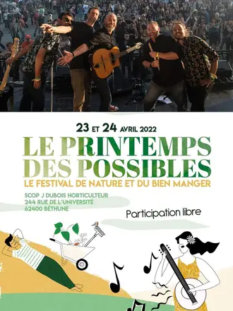 Affiche : Le printemps des possibles · Béthune