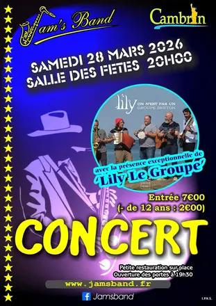 Affiche : Jams Band · Cambrin