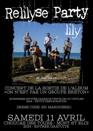 Affiche : Le Choucas des Tours · Mont-St-Éloi (ReLilyse Party)