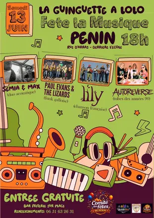 Affiche : La guinguette à Lolo · Penin